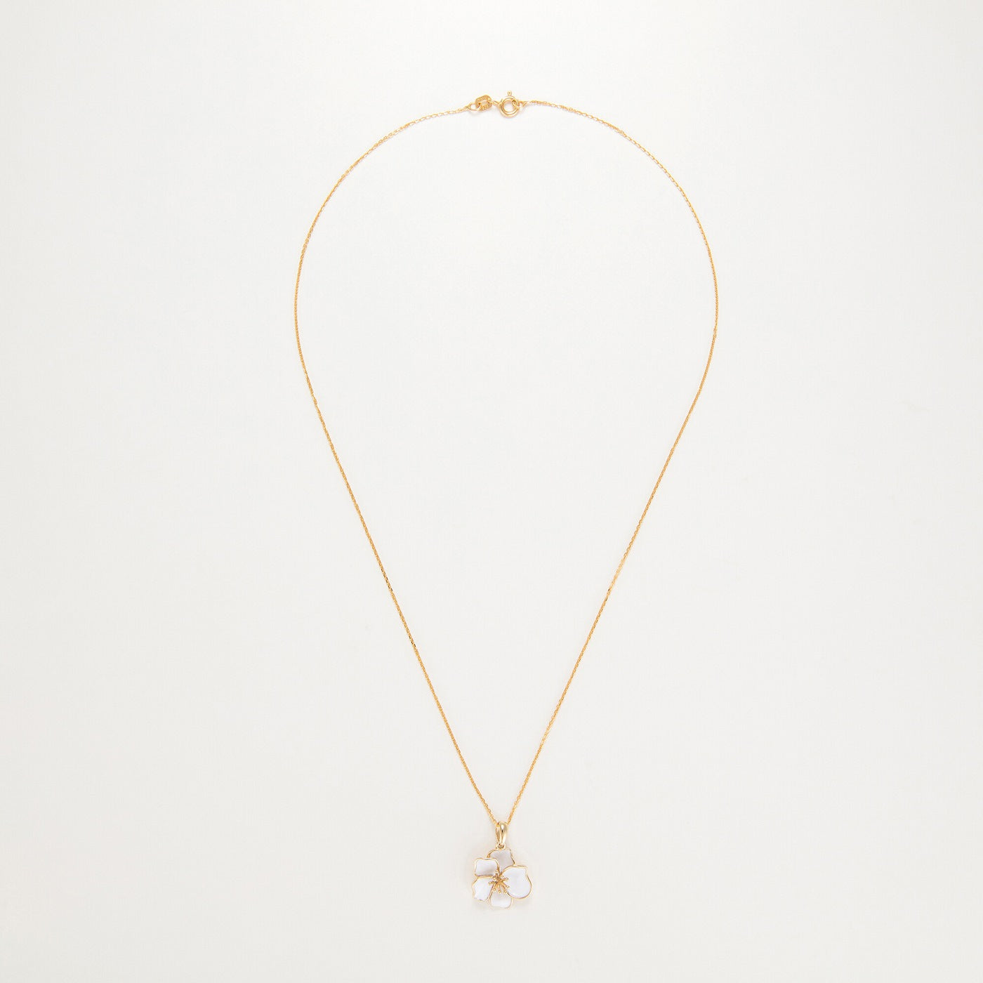 Pendentif "Orchidée" - Or Jaune 375/1000