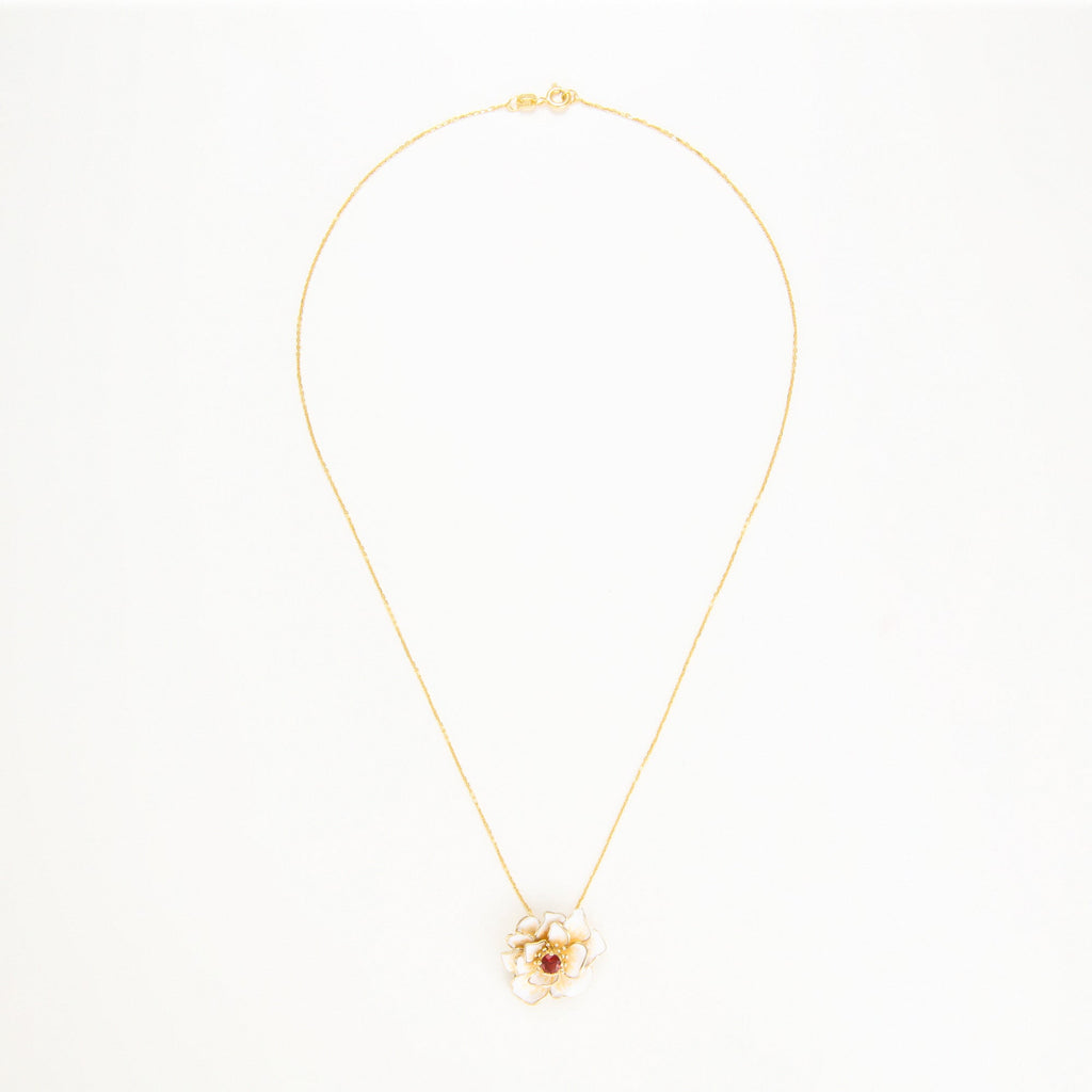 Pendentif  "Fleur Flamboyante"