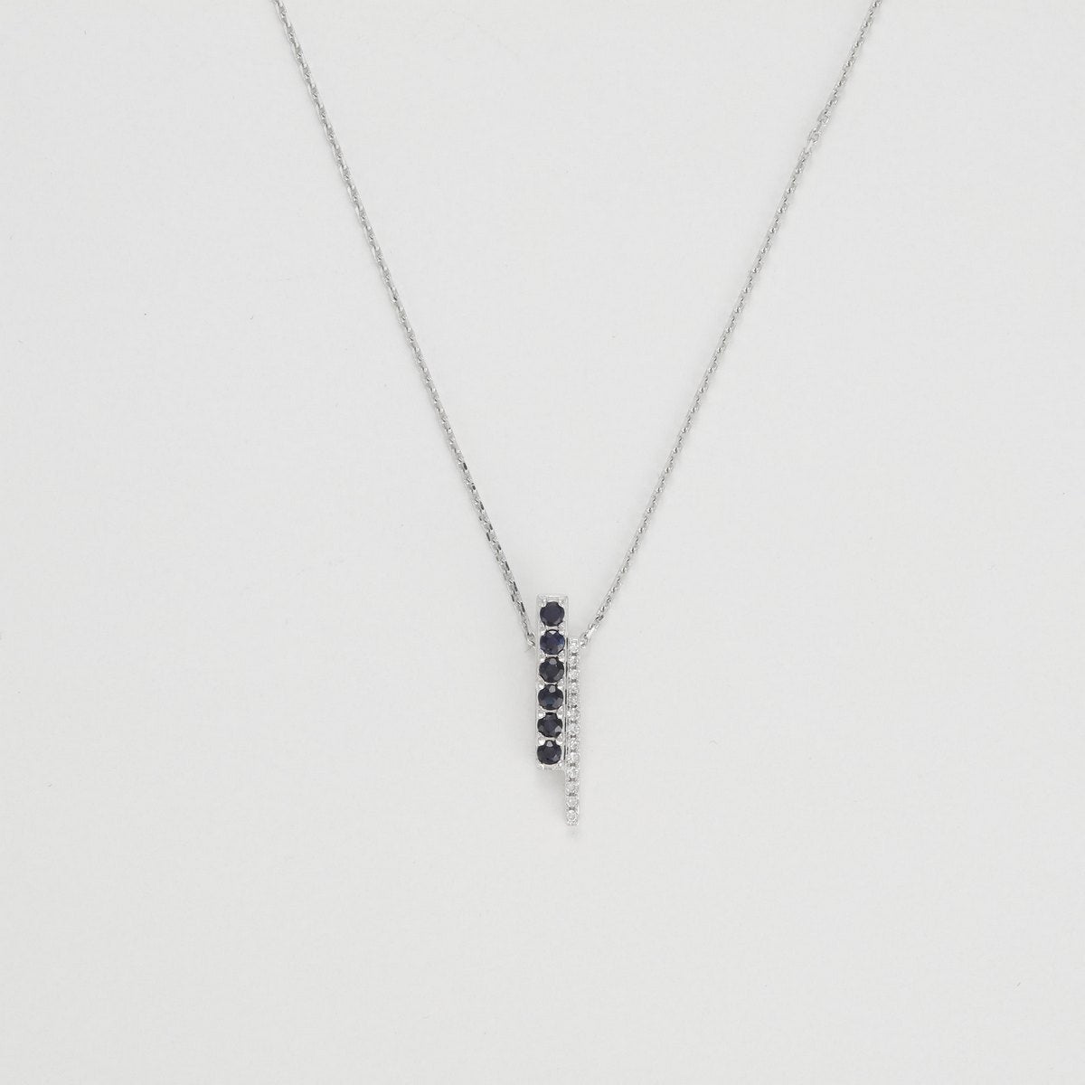 Pendentif "Luijia" D0,035/13 S0,20/6 - Or Blanc