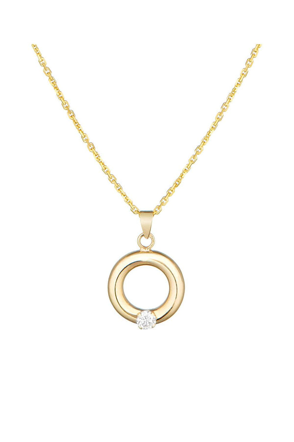 Pendentif "Cercle D'Or" Or Jaune 375/1000