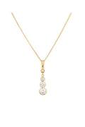 Pendentif "Brillants Pendants" Or Jaune 375/1000