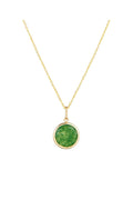 Pendentif "Beyla" Jade Verte, Or Jaune 375/1000