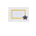 Cadre Photo Chevrons En Mdf Blanc