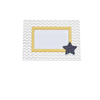 Cadre Photo Chevrons En Mdf Blanc