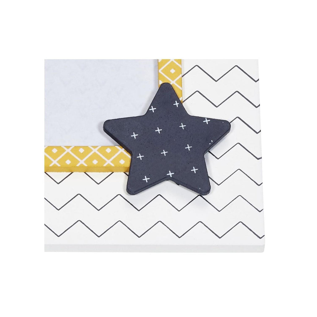 Cadre Photo Chevrons En Mdf Blanc