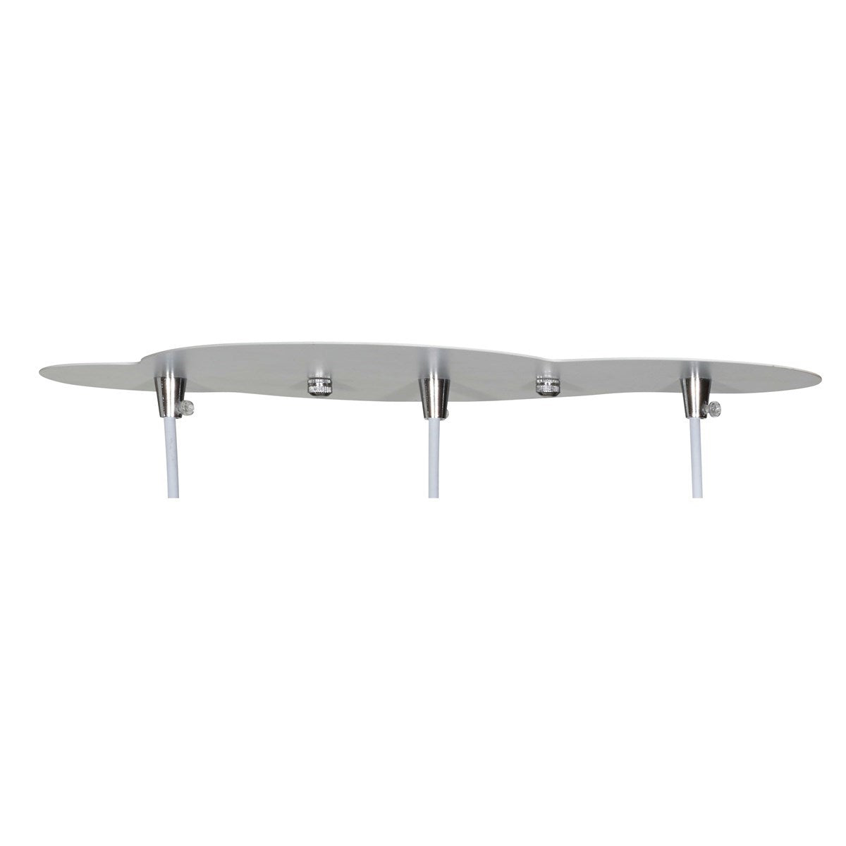 Suspension Lumineuse Trio Plafonnier En Coton Blanc