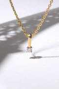 Pendentif "Julia" Diamant D 0,04/1 - Or Jaune 375/1000