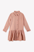 Robe - À Volants Fille 100% Coton
