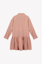 Robe - À Volants Fille 100% Coton