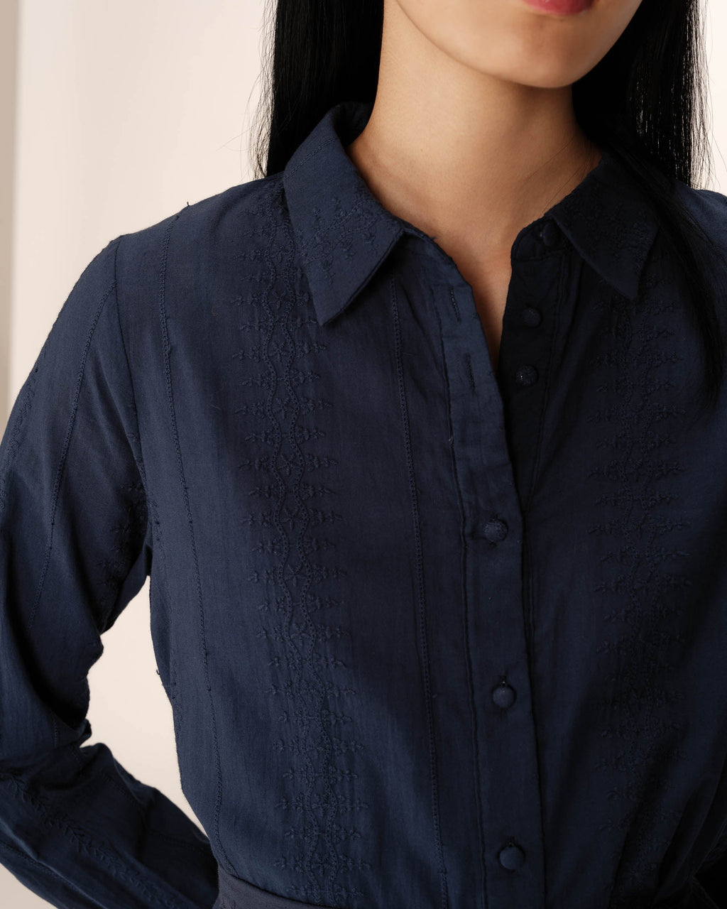 Robe Courte Praline - Marine