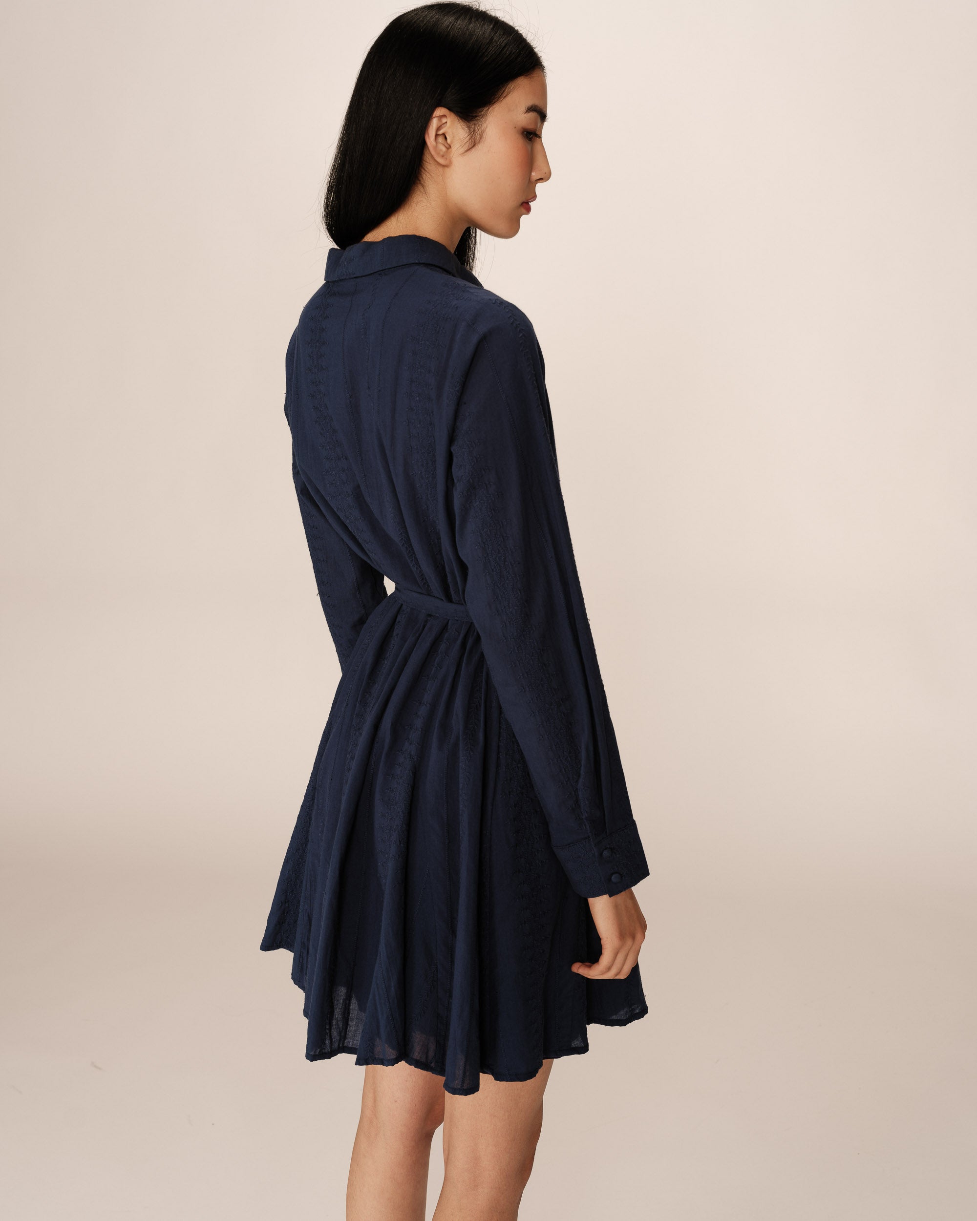 Robe Courte Praline - Marine