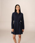 Robe Courte Praline - Marine