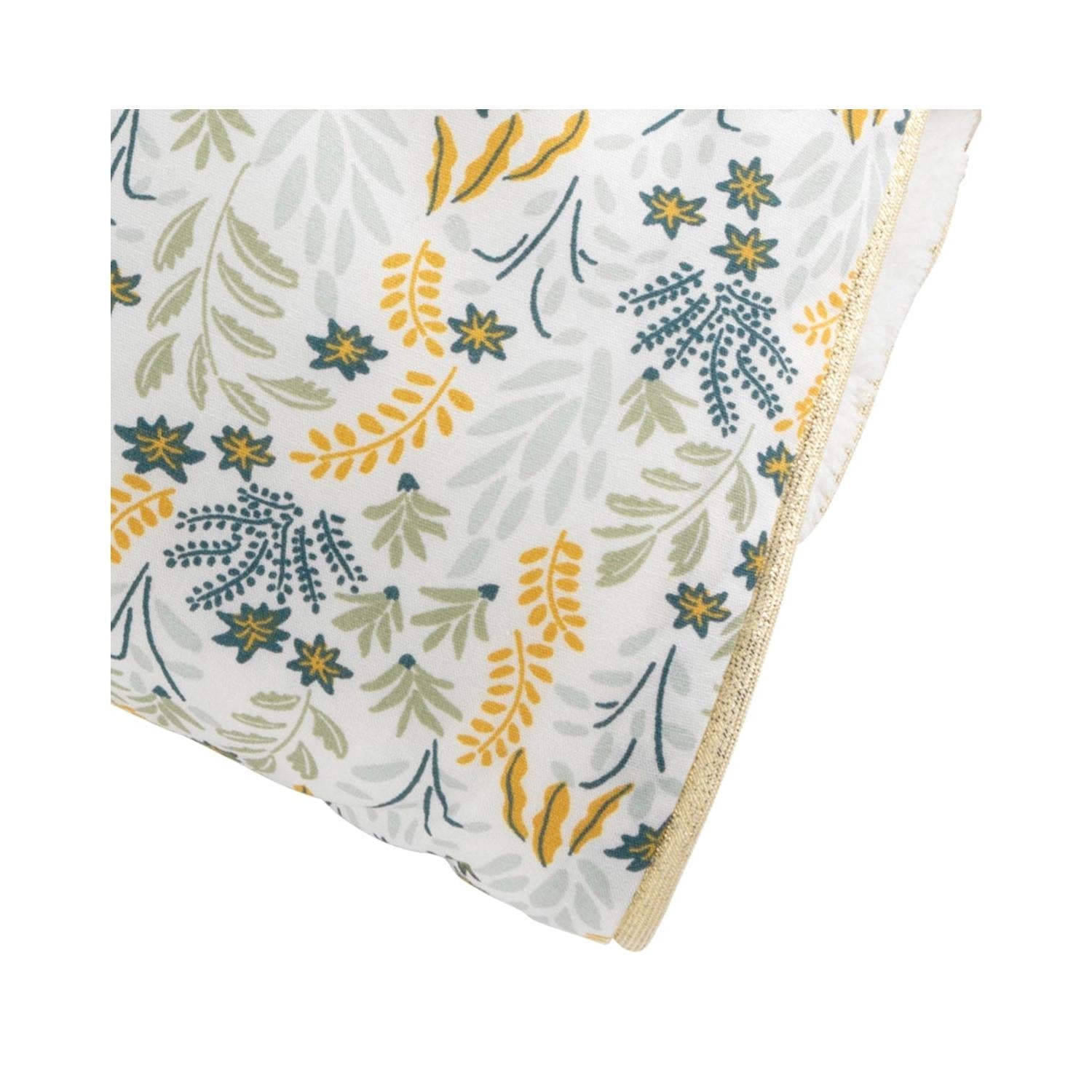 Couverture 100X75Cm En Coton Blanc