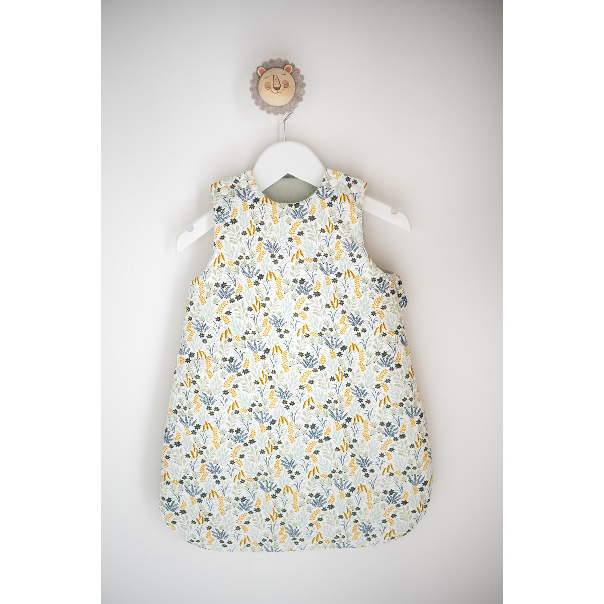 Gigoteuse Naissance En Coton Blanc Imprimé