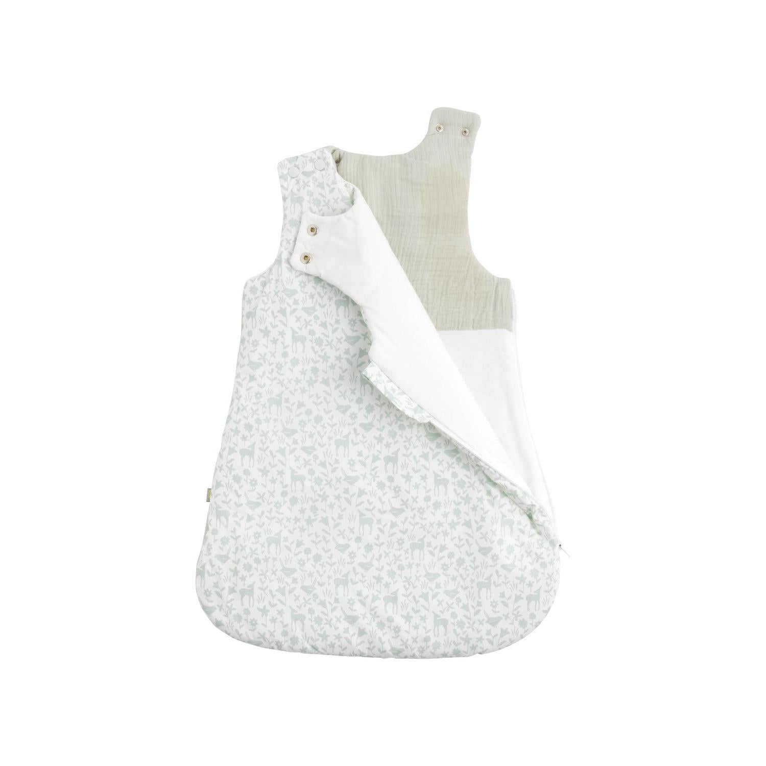 Gigoteuse Naissance En Coton Blanc Imprimé