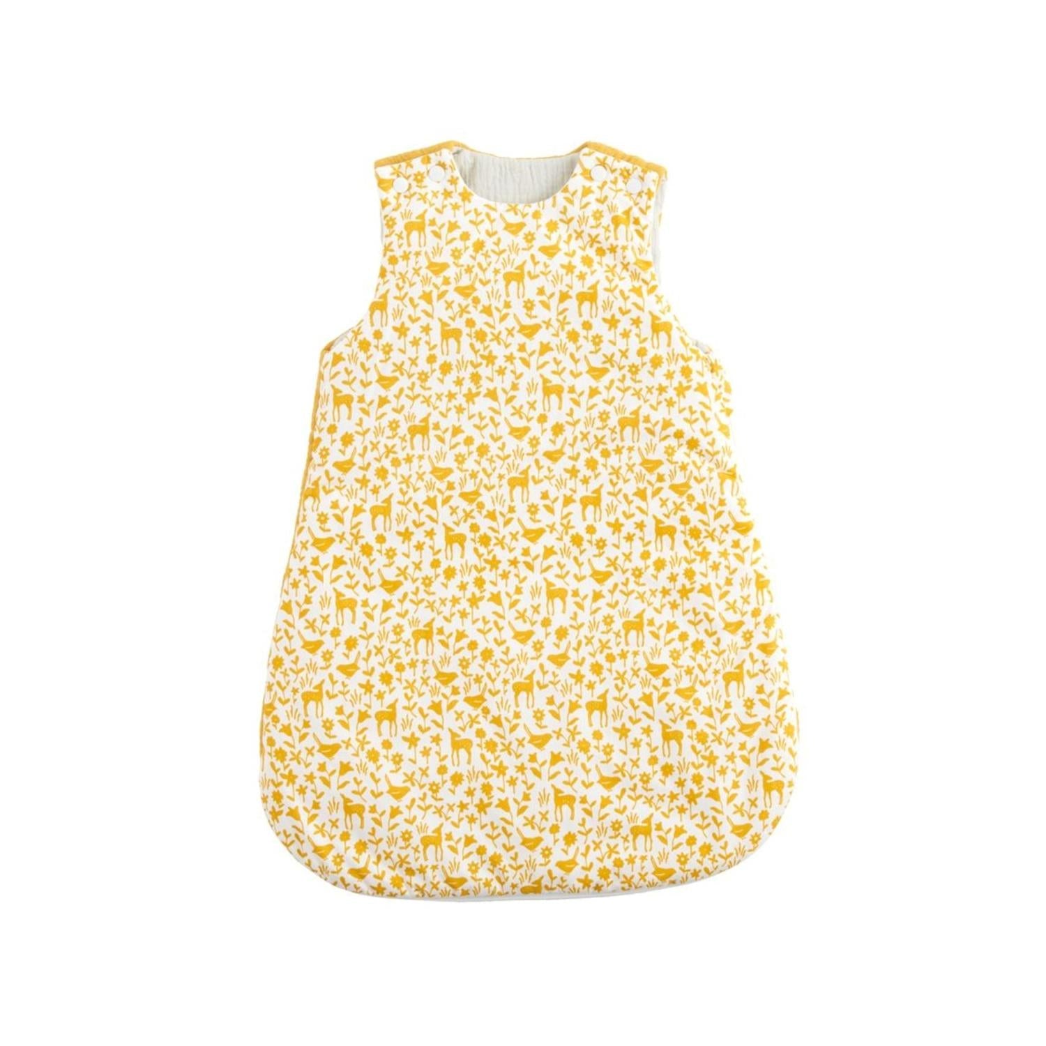 Gigoteuse Naissance En Coton Blanc Imprimé