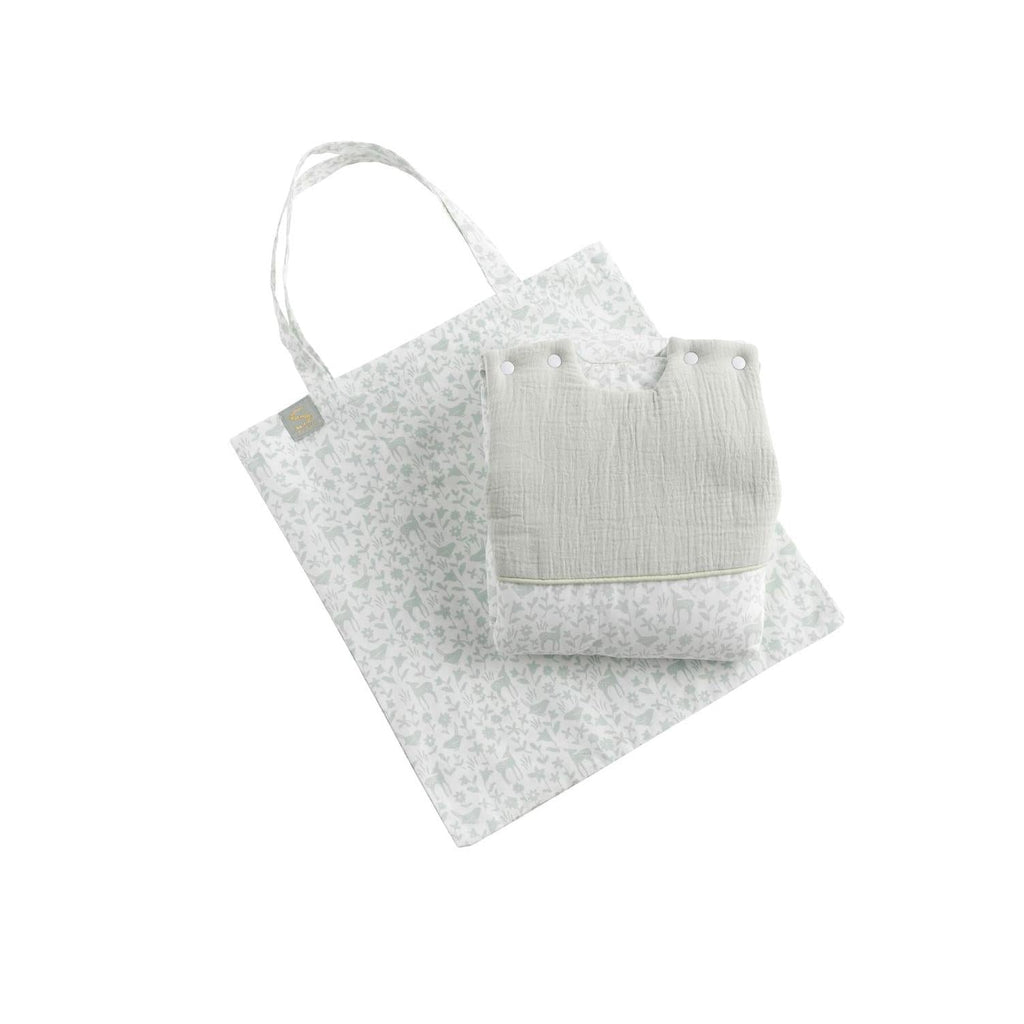 Gigoteuse Ouatinée Bébé En Coton - Vert