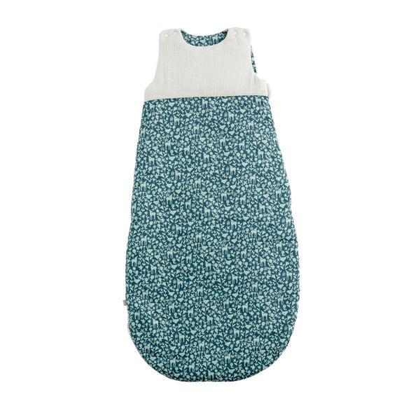 Gigoteuse Ouatinée Évolutive En Coton - Bleu