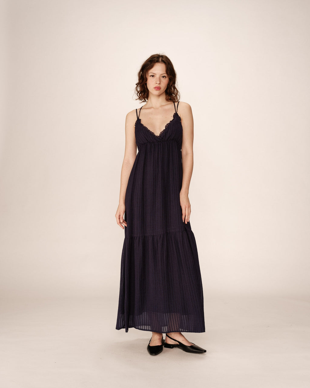 Robe Longue Pretty - Marine