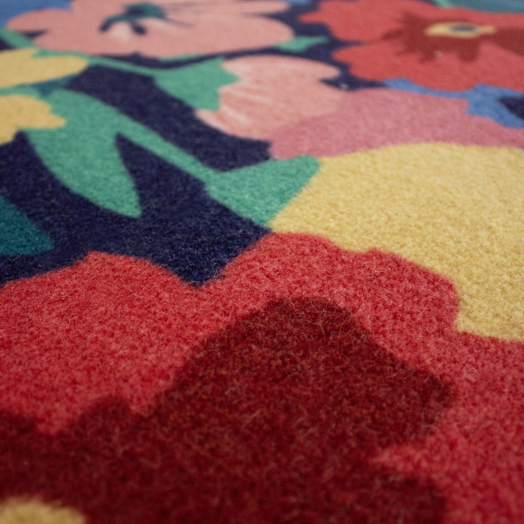 Cut Out Floral - Tapis De Couloir En Laine