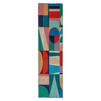 Patchwork Geo - Tapis De Couloir En Laine