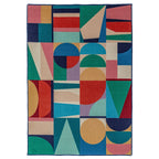 Patchwork Geo - Tapis En Laine