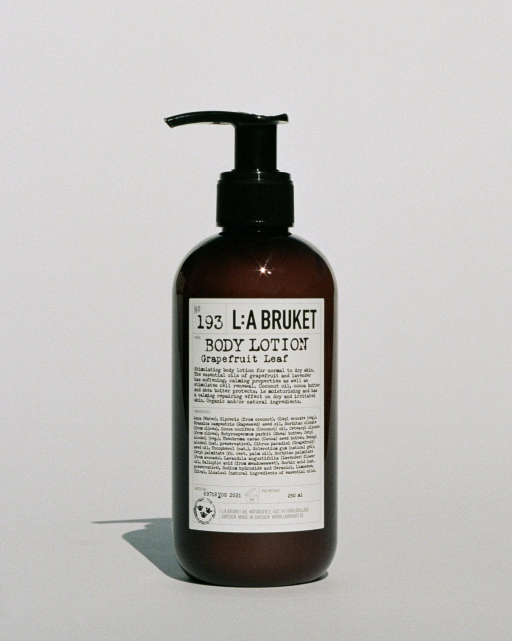 193 · Lait Pour Le Corps · Feuilles De Pamplemousse