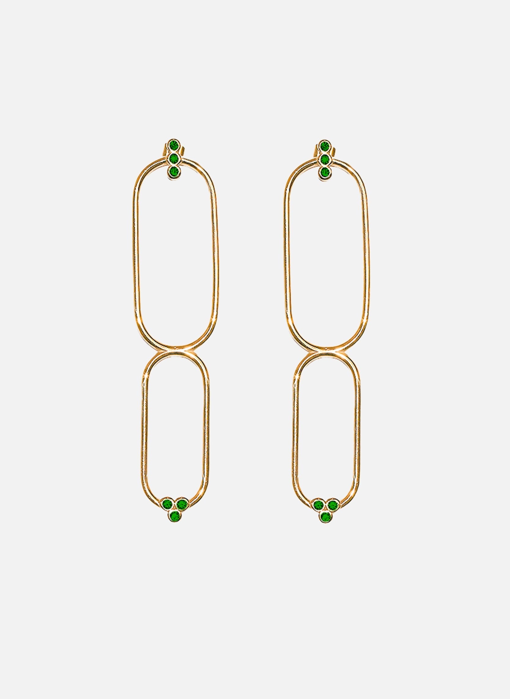 Boucles D'Oreilles Pendantes Prométhée