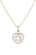 Pendentif "Cœurs Arabesque" Or Jaune 375/1000