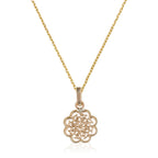 Pendentif "Médaillon Flora" - Or Jaune 375/1000