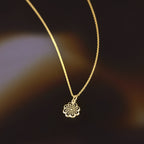 Pendentif "Médaillon Flora" Or Jaune 375/1000