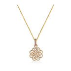 Pendentif "Médaillon Flora" Or Jaune 375/1000