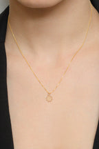 Pendentif "Médaillon Flora" - Or Jaune 375/1000