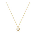 Pendentif "Lettre M Dorée" Or Jaune 375/1000