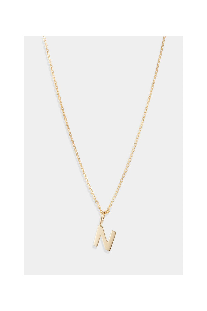 Pendentif "Lettre N" - Or Jaune 375/1000