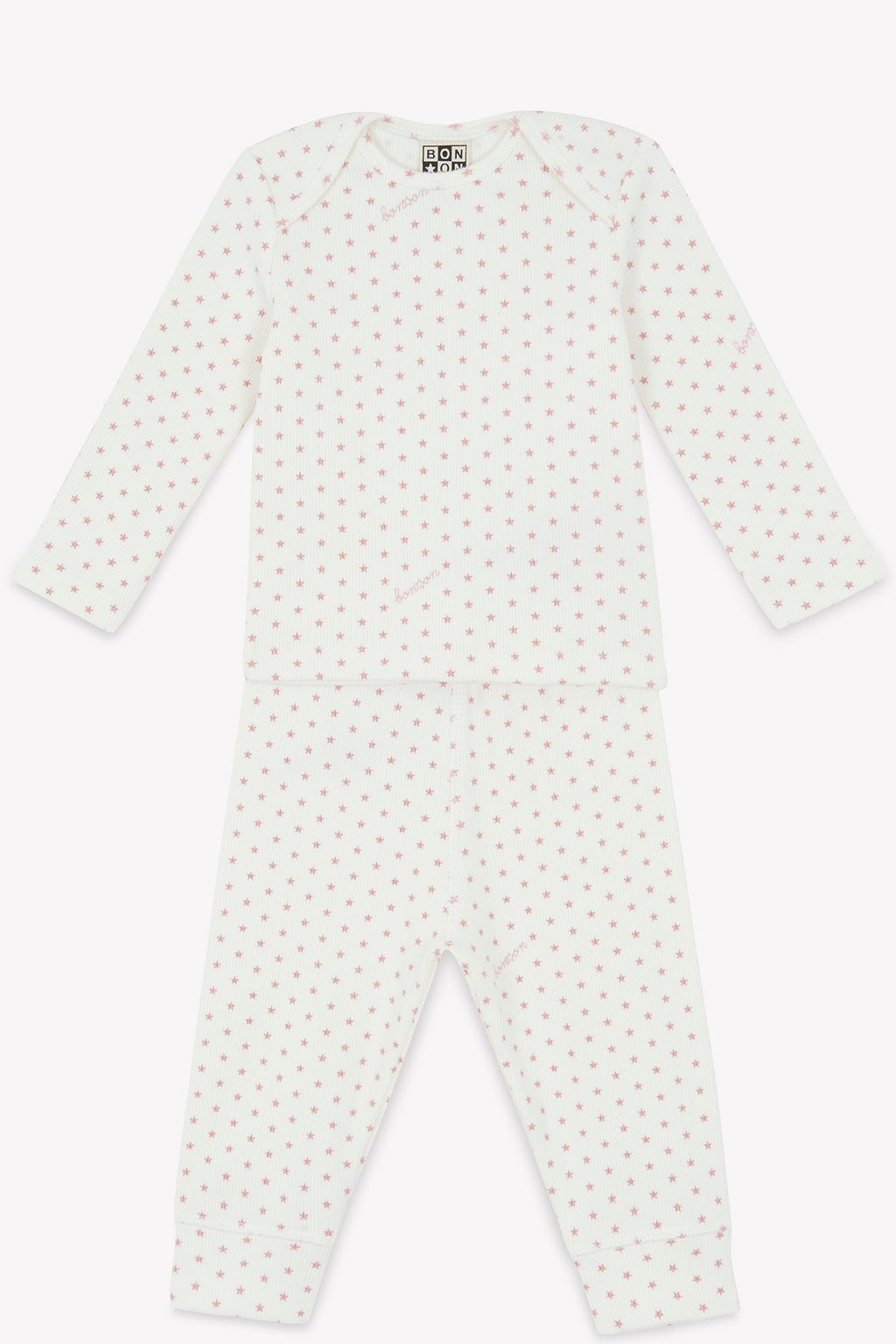 Ensemble - Bébé Coton Côtelé Semi D'Étoiles