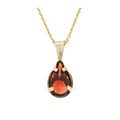 Pendentif Goutte Grenat 1,56Ct/1