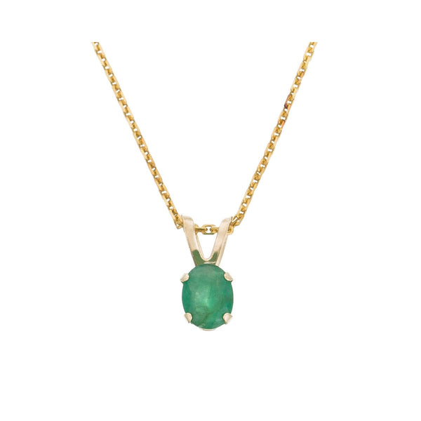 Pendentif "Puce" Emeraude 0,34Ct/1 Or Jaune 375/100