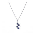 Pendentif "Quadra"  Saphir