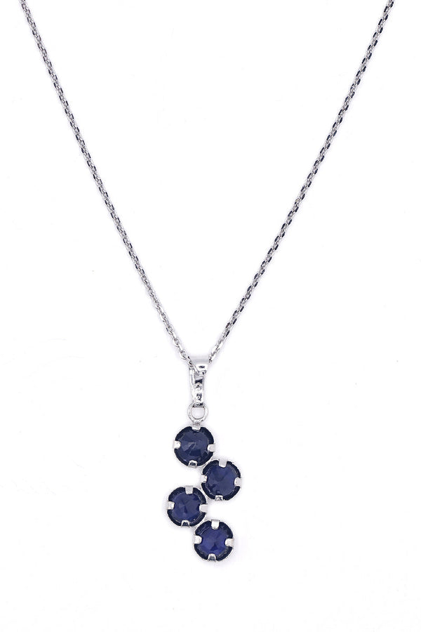 Pendentif "Quadra"  Saphir