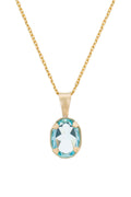 Pendentif Belle Topaze 1,51Ct/1 - Or Jaune 375/1000