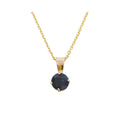 Pendentif "Puce" Saphir Bleu: 0,70Ct/1 - Or Jaune 375/1000