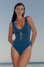 Maillot Une Pièce Tina - Denim