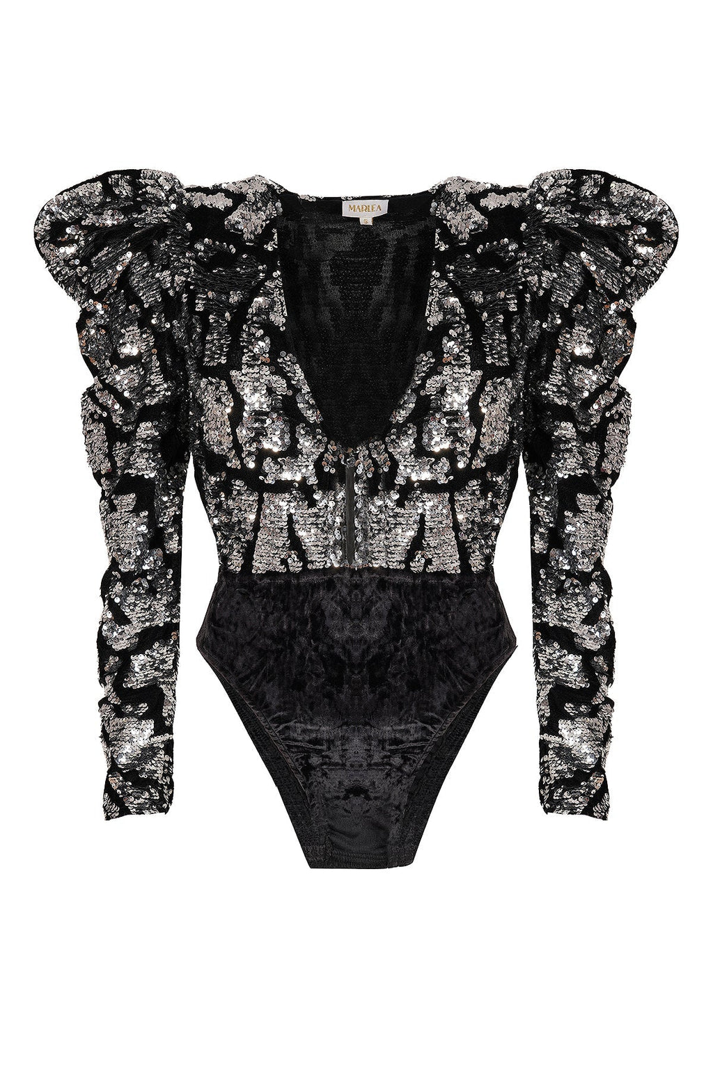 Body Tessi - Sequins Argent