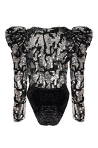 Body Tessi - Sequins Argent