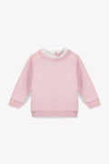 Sweat - Bébé Molleton Col Dentelle Coton Bio