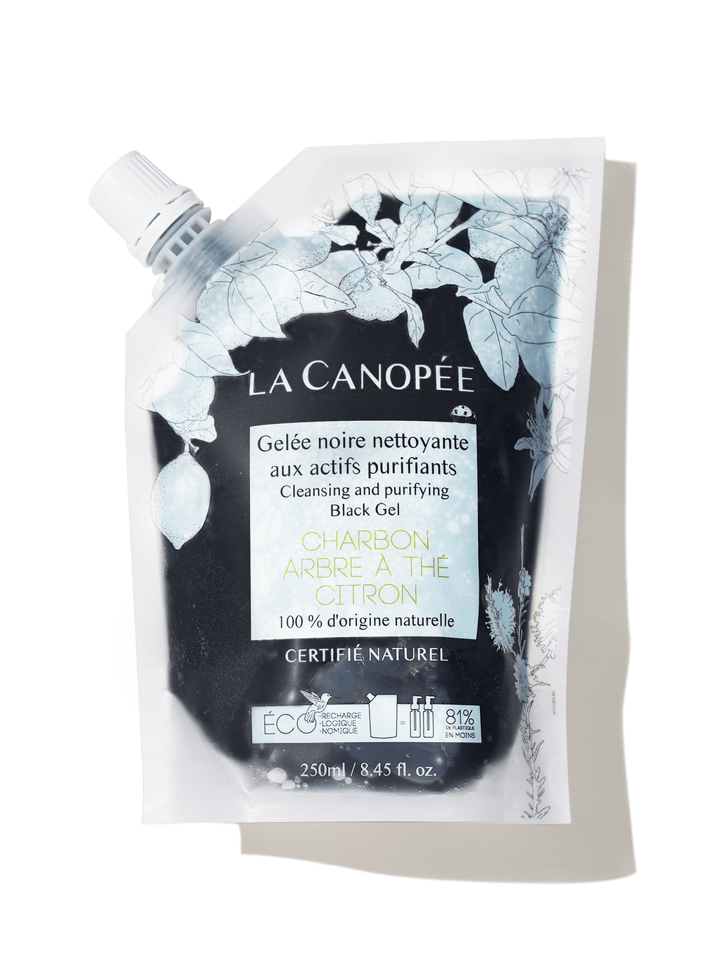 Gelée Noire Nettoyante Aux Actifs Purifiants - Recharge