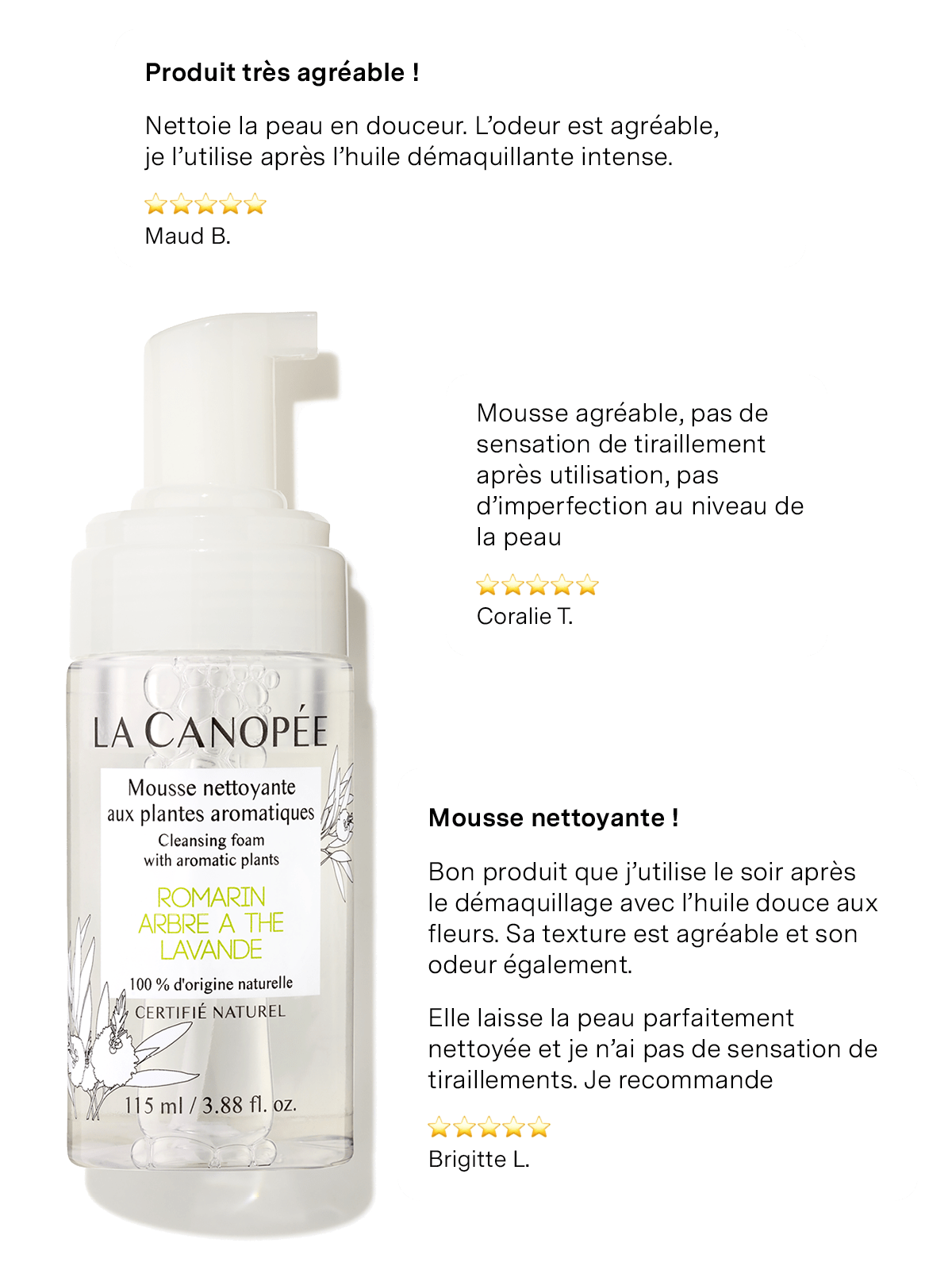 Mousse Nettoyante Aux Plantes Aromatiques - Recharge