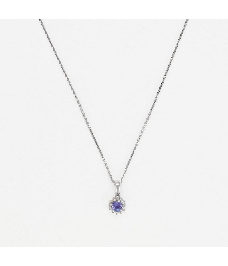 Pendentif "Rita" - D0,05/12 Tzn0,22/1 - Or Blanc