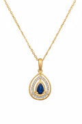 Pendentif "Océane" D0,09/26 & Saphir 0,30/1